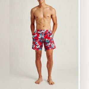Bonobos Riviera Recycled Swim Trunks Shorts Mens Small Rio Floral Lined